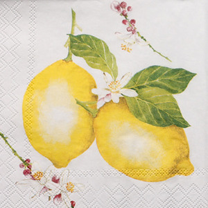 [공방아저씨1931]  레몬 냅킨G-041 (33*33cm) 2장