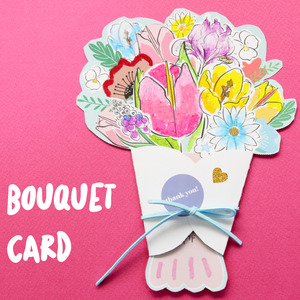 [재미니네217] 꽃다발 카드 만들기 5set