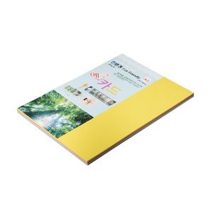 [두루네60] A3 비코팅 카드지 에코카드 50매 15색 혼합 205g