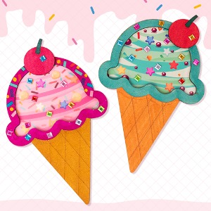 [쌤쌤이네 1044] MDF 투명 아이스크림 꾸미기