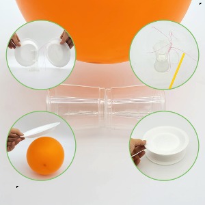 [유비네3555] 정전기 컵 굴리기 접시 실험 (5인용